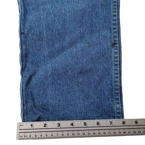 Wrangler Denim Blue Jeans Measure 38x34  13MWZ Cowboy Rodeo Western - Picture 11 of 14